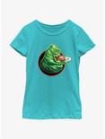 Ghostbusters: Frozen Empire Munchy Slimer Girls Youth T-Shirt, TAHI BLUE, hi-res