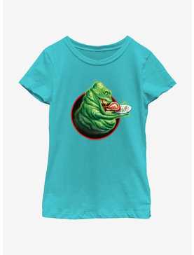 Ghostbusters: Frozen Empire Munchy Slimer Girls Youth T-Shirt, , hi-res