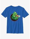 Ghostbusters: Frozen Empire Munchy Slimer Youth T-Shirt, ROYAL, hi-res