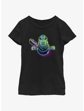 Ghostbusters: Frozen Empire Neon Lights Slimer Girls Youth T-Shirt, , hi-res