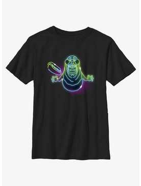 Ghostbusters: Frozen Empire Neon Lights Slimer Youth T-Shirt, , hi-res