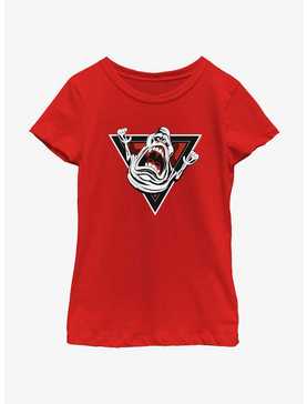 Ghostbusters: Frozen Empire Screaming Slimer Girls Youth T-Shirt, , hi-res