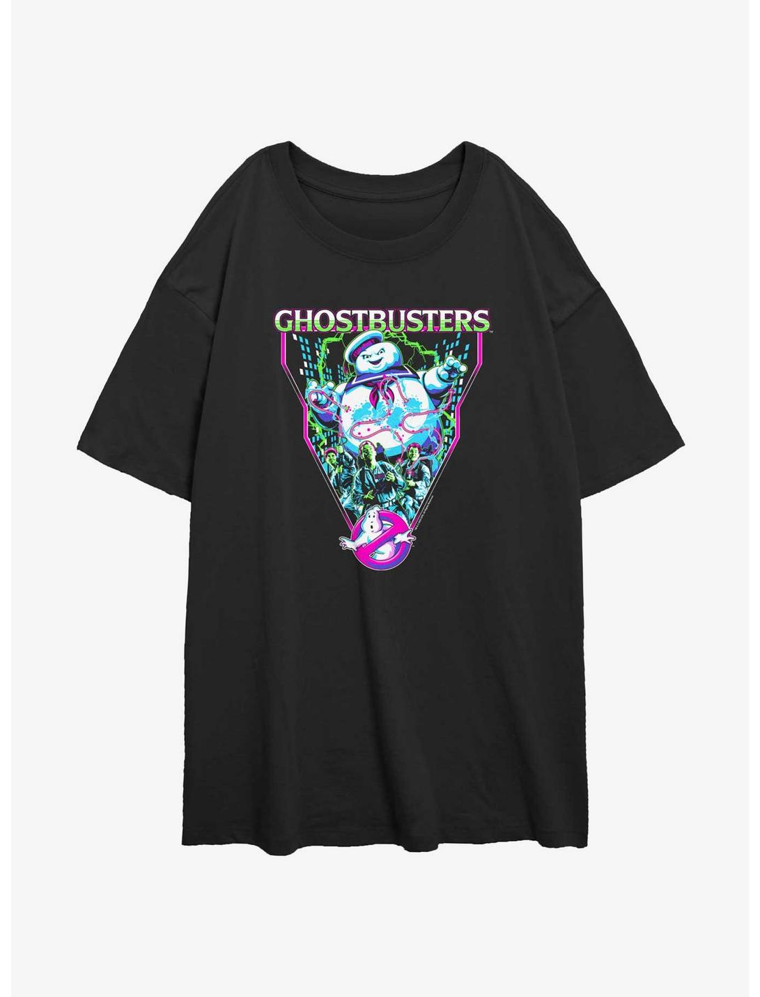 Ghostbusters: Frozen Empire Ghostblasters Womens Oversized T-Shirt, BLACK, hi-res
