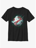 Ghostbusters: Frozen Empire Frozen Logo Youth T-Shirt, BLACK, hi-res