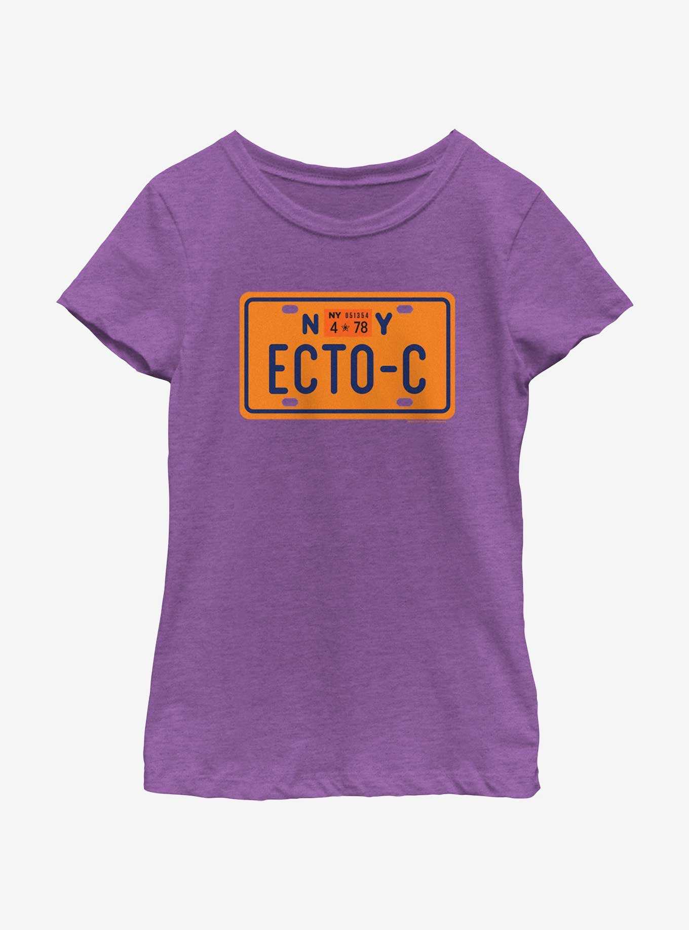 Ghostbusters: Frozen Empire ECTO-C Plates Girls Youth T-Shirt, , hi-res