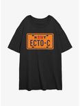 Ghostbusters: Frozen Empire ECTO-C Plates Womens Oversized T-Shirt, BLACK, hi-res
