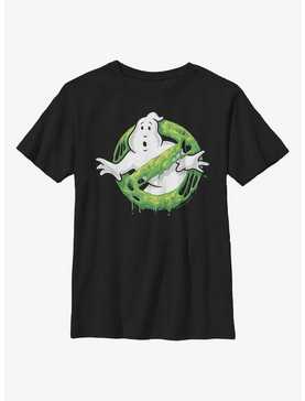 Ghostbusters Green Slime Logo Youth T-Shirt, , hi-res