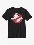 Ghostbusters Core Red Logo Youth T-Shirt, BLACK, hi-res
