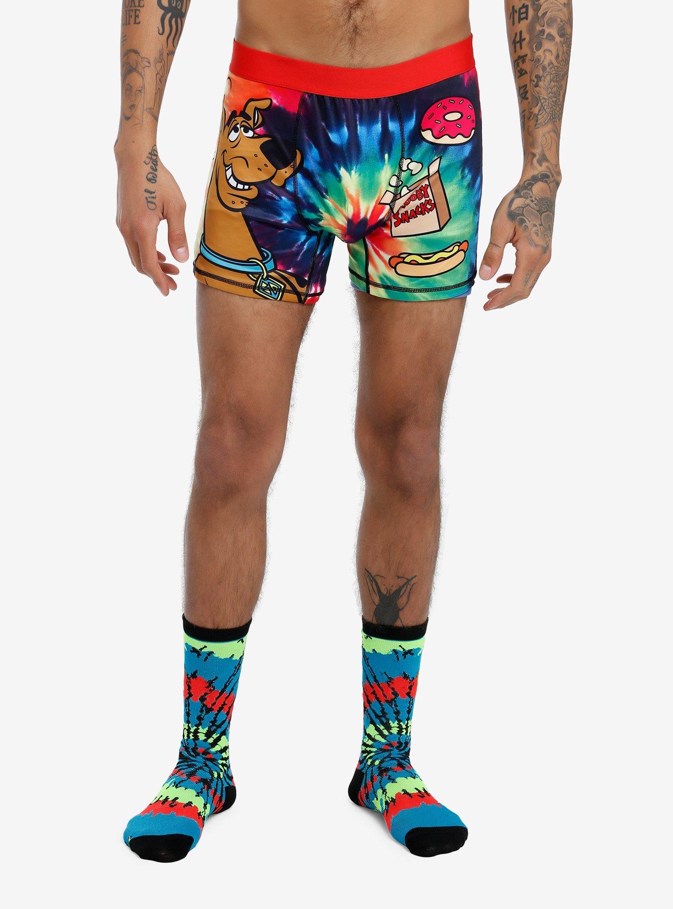 Scooby-Doo! Snacks Tie-Dye Boxer Briefs & Sock Set, , hi-res