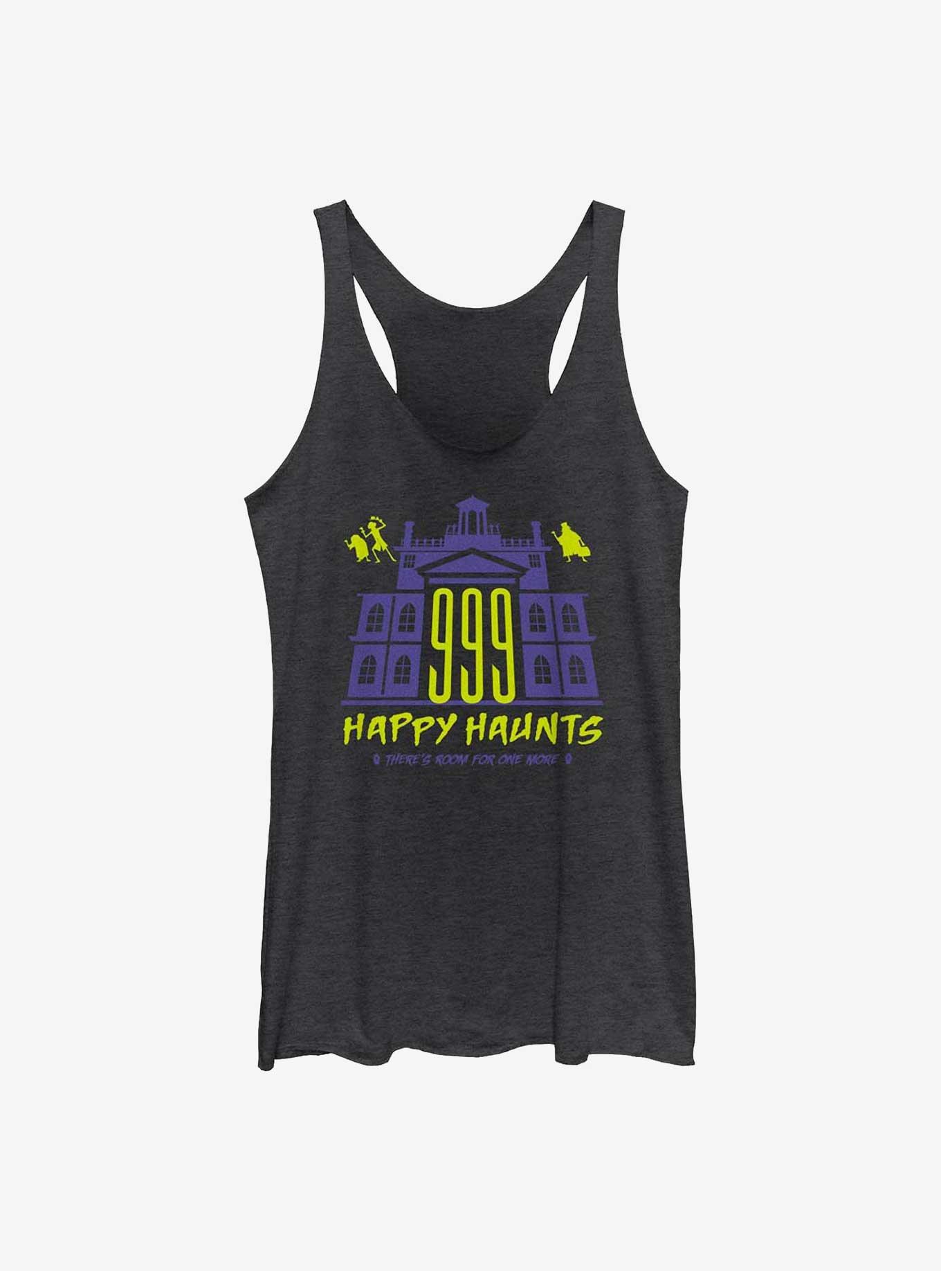 Disney The Haunted Mansion 999 Happy Haunts Girls Tank, BLK HTR, hi-res