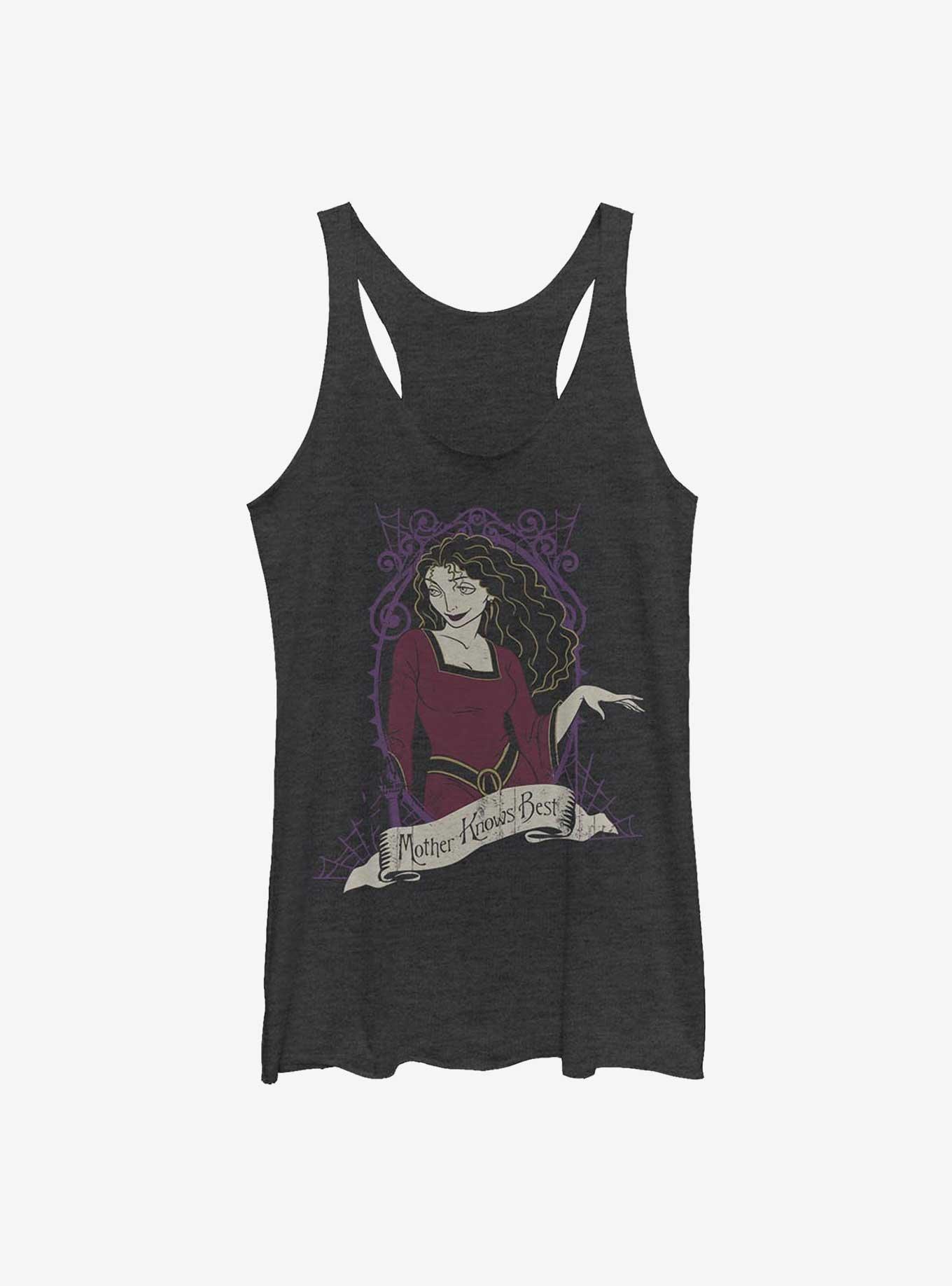 Disney Villains Mother Knows Best Girls Tank, BLK HTR, hi-res