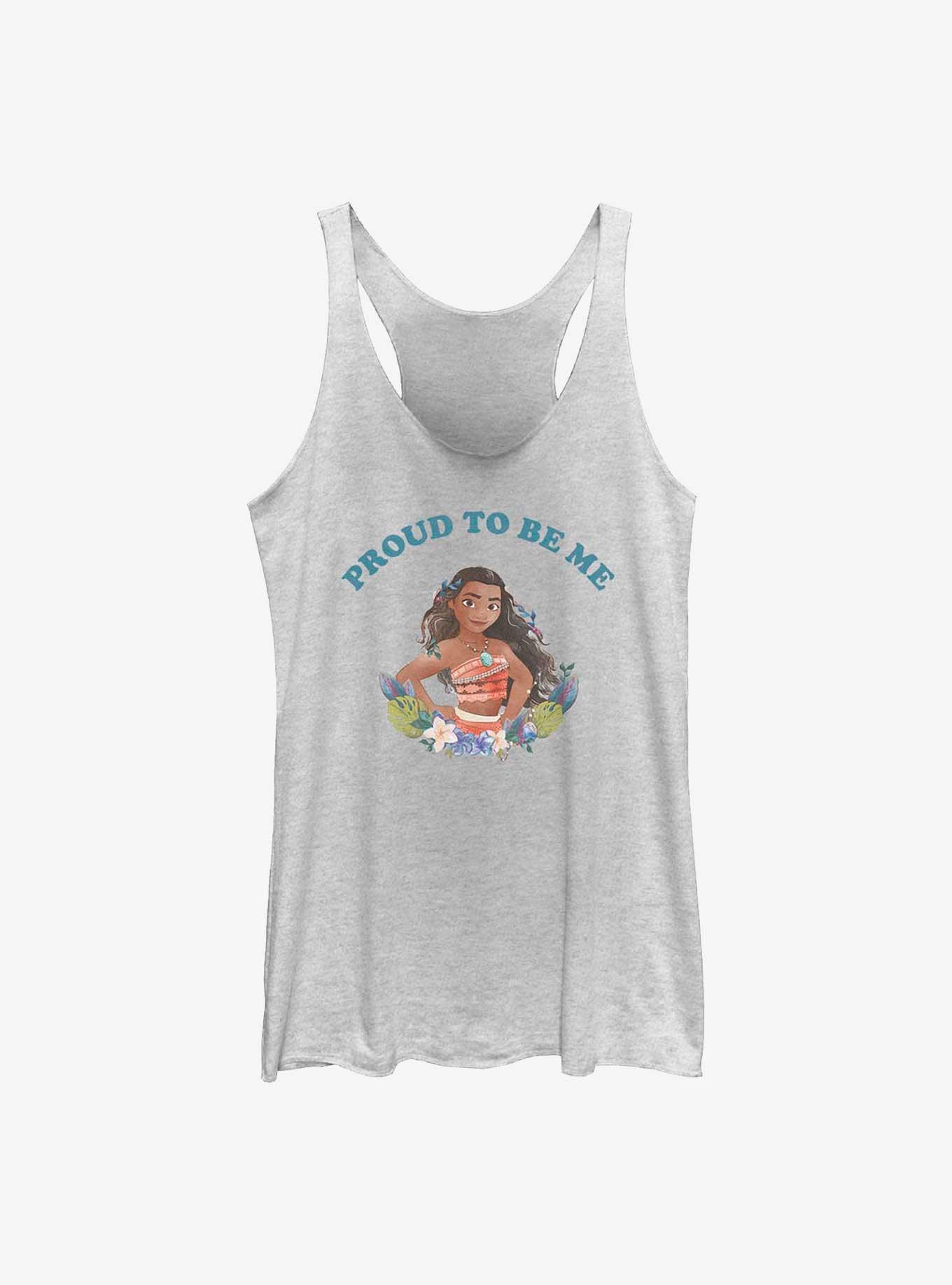 Disney Moana Proud Of Me Girls Tank, WHITE HTR, hi-res