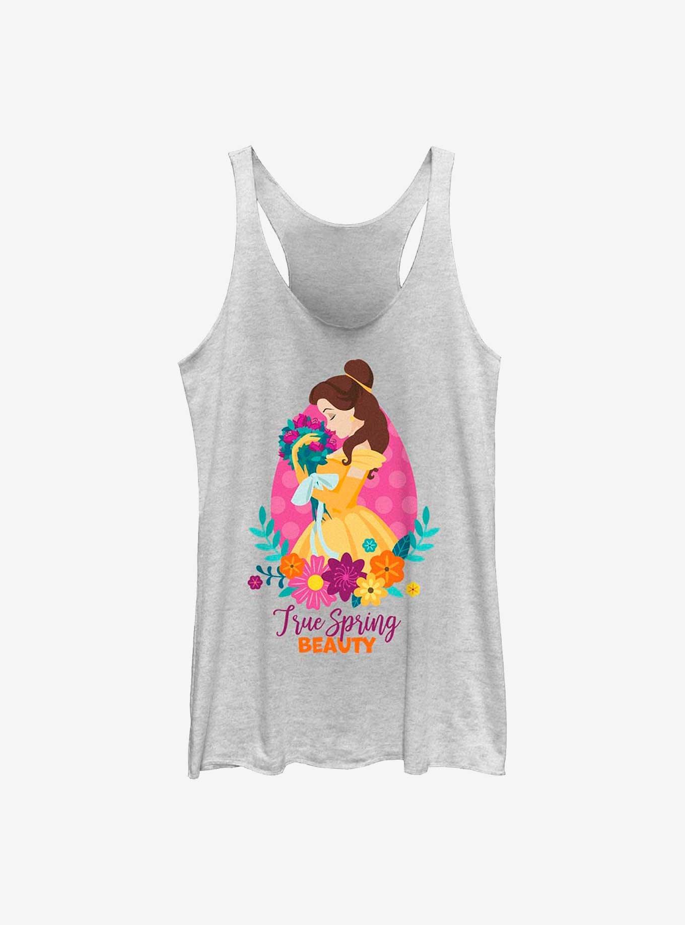 Disney Beauty and the Beast True Spring Beauty Girls Tank, WHITE HTR, hi-res