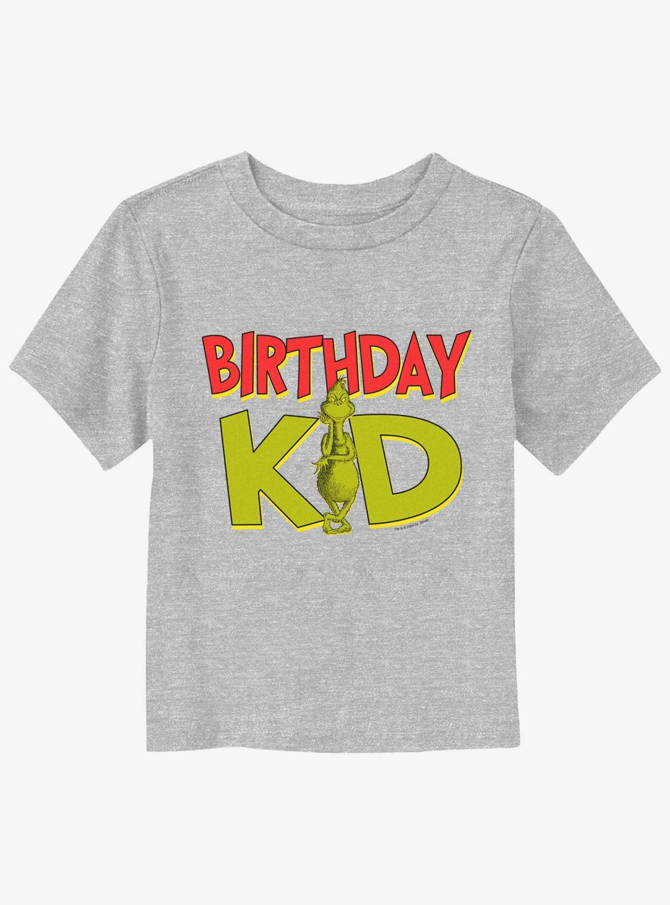 Dr. Seuss Bday Grinch Kid Toddler T-Shirt, , hi-res