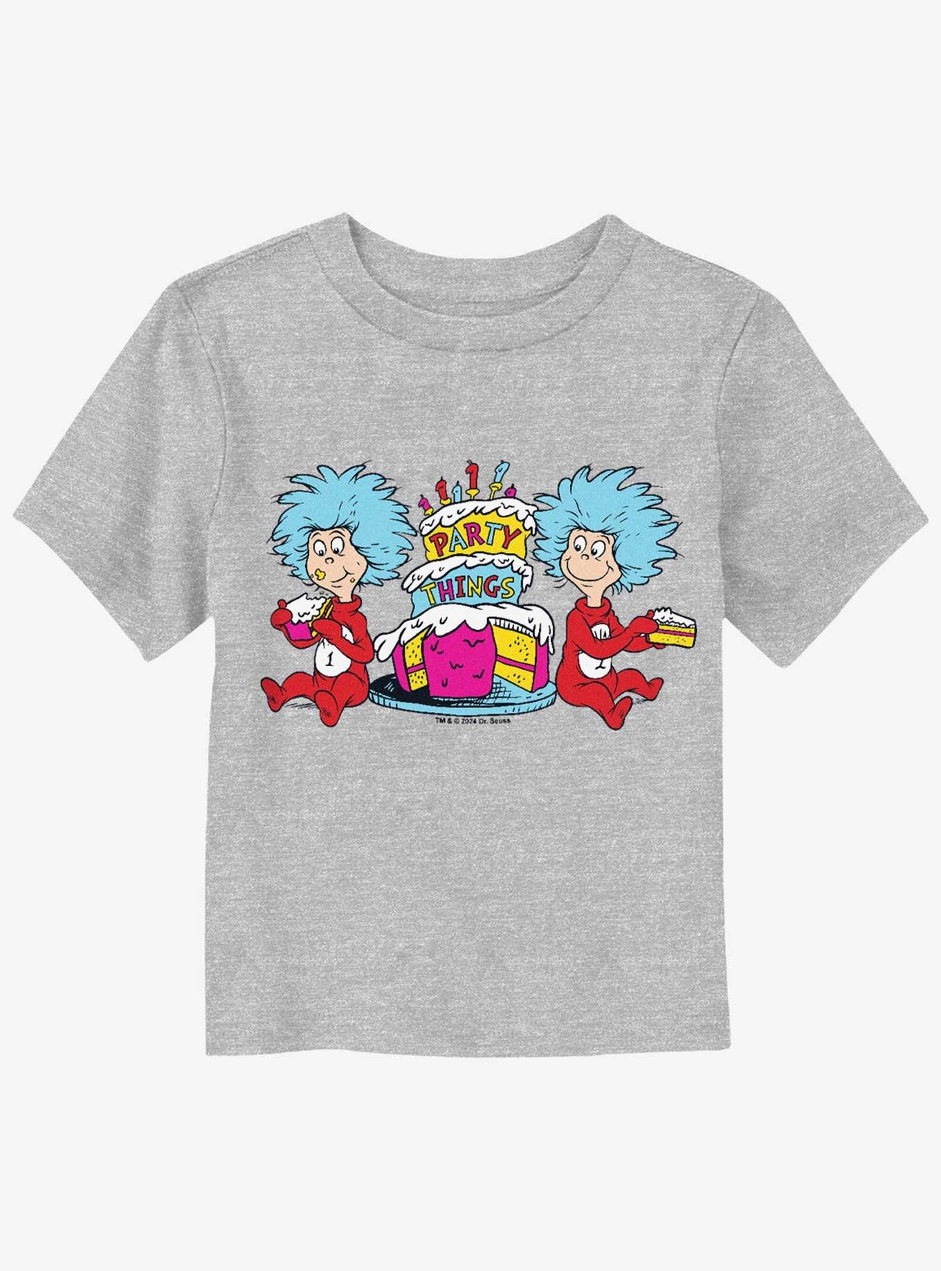 Dr. Seuss Birthday Cake Things Toddler T-Shirt, , hi-res