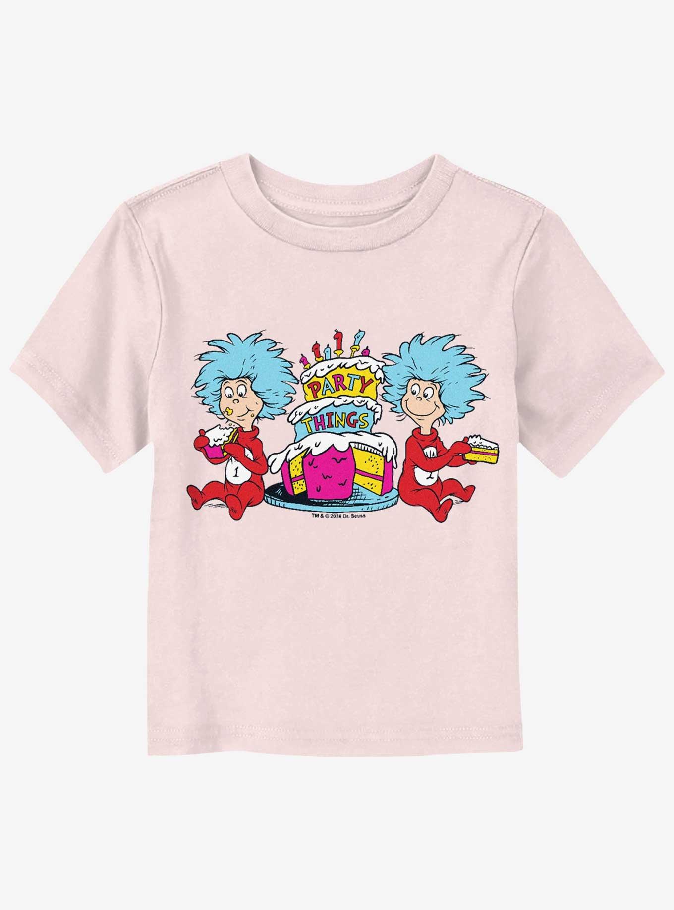 Dr. Seuss Birthday Cake Things Toddler T-Shirt, , hi-res