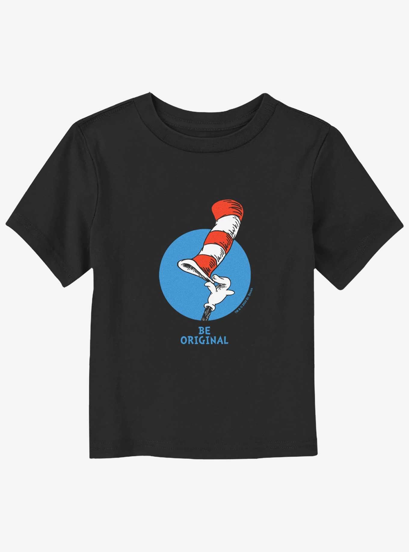 Dr. Seuss Tip The Hat Toddler T-Shirt, BLACK, hi-res