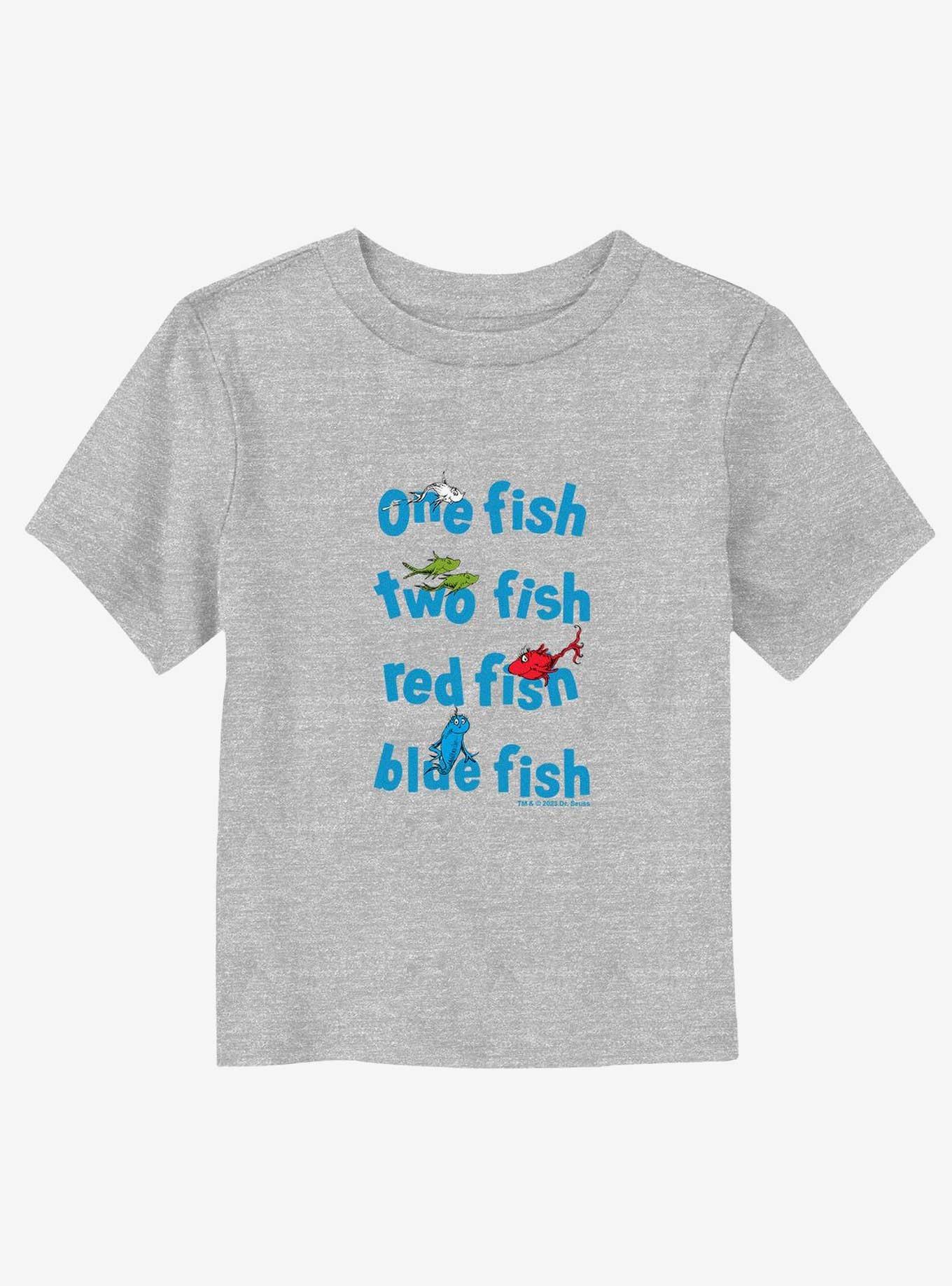 Dr. Seuss One Fish Two Fish Toddler T-Shirt, ATH HTR, hi-res