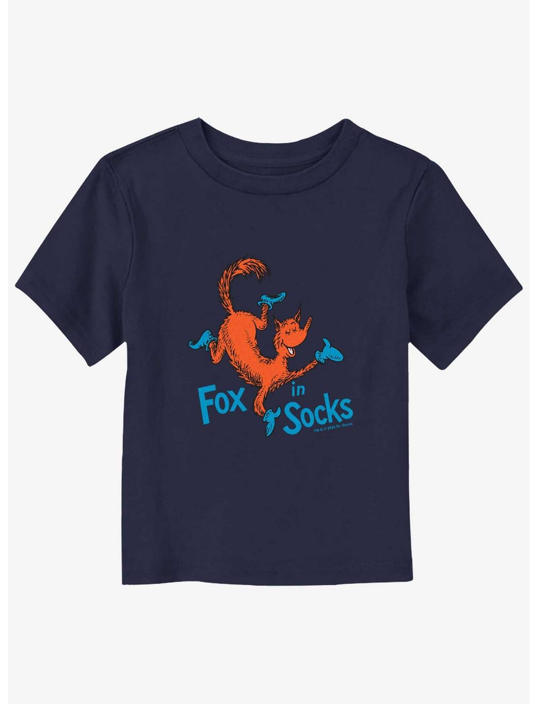 Dr. Seuss Fox In Socks Presents Toddler T-Shirt, NAVY, hi-res