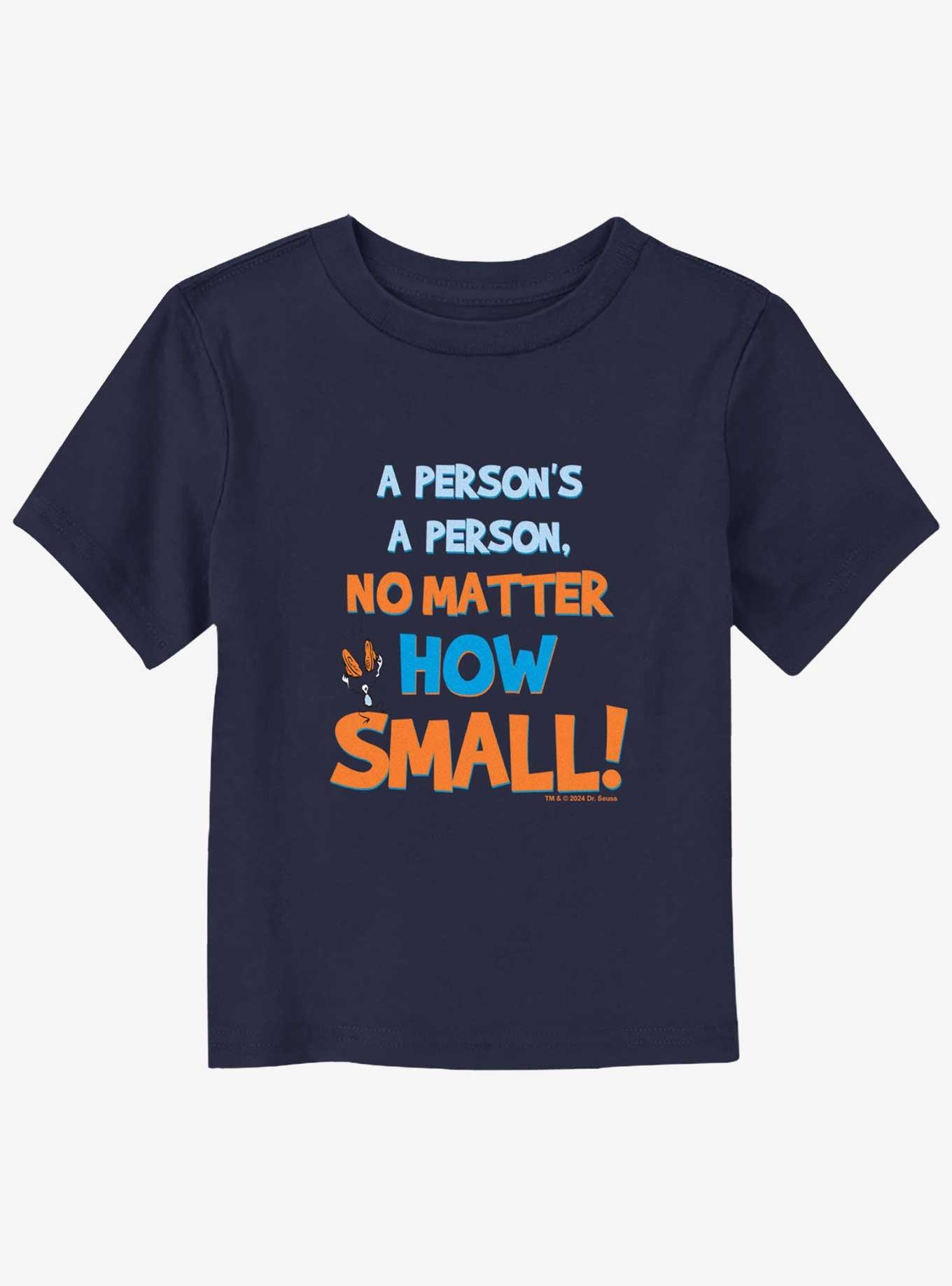 Dr. Seuss A Person No Matter How Small Toddler T-Shirt, NAVY, hi-res