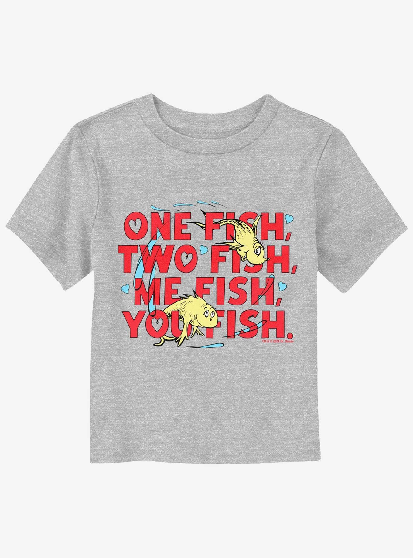 Dr. Seuss Me Fish You Fish Toddler T-Shirt, ATH HTR, hi-res