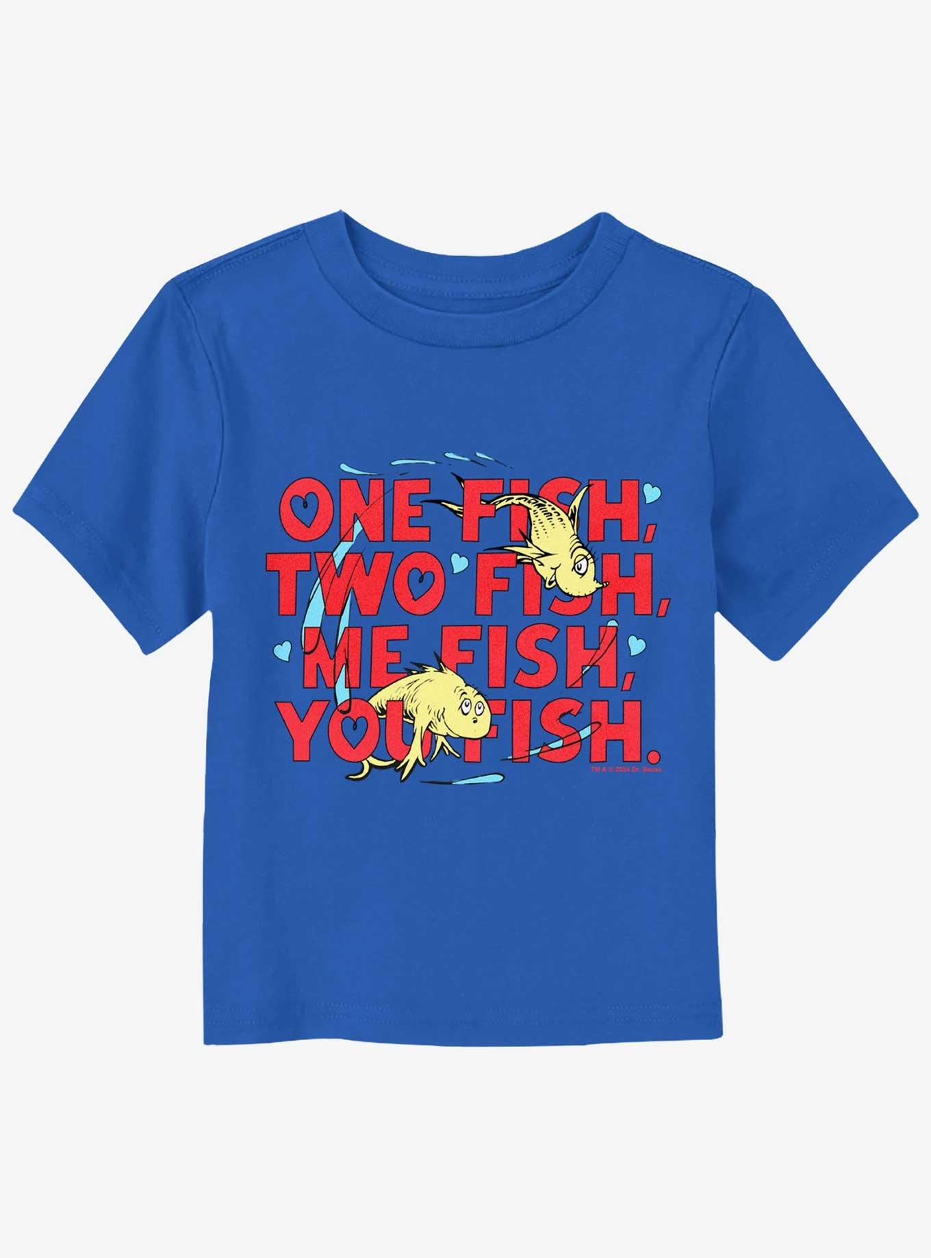 Dr. Seuss Me Fish You Fish Toddler T-Shirt, ROYAL, hi-res