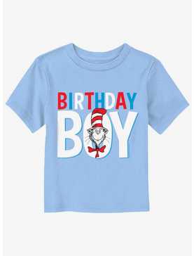 Dr. Seuss Birthday Boy Cat Hat Toddler T-Shirt, , hi-res