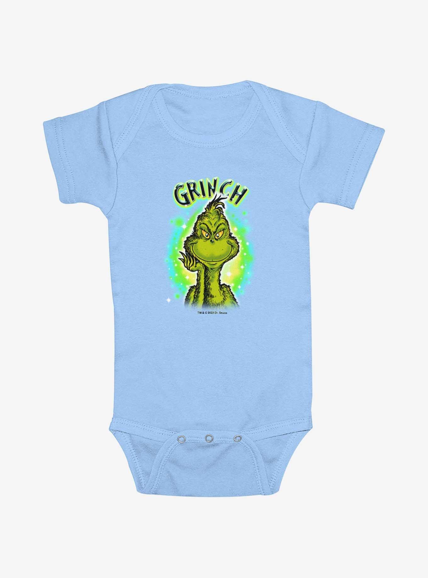 Dr. Seuss Brushy Grinch Front Infant Bodysuit