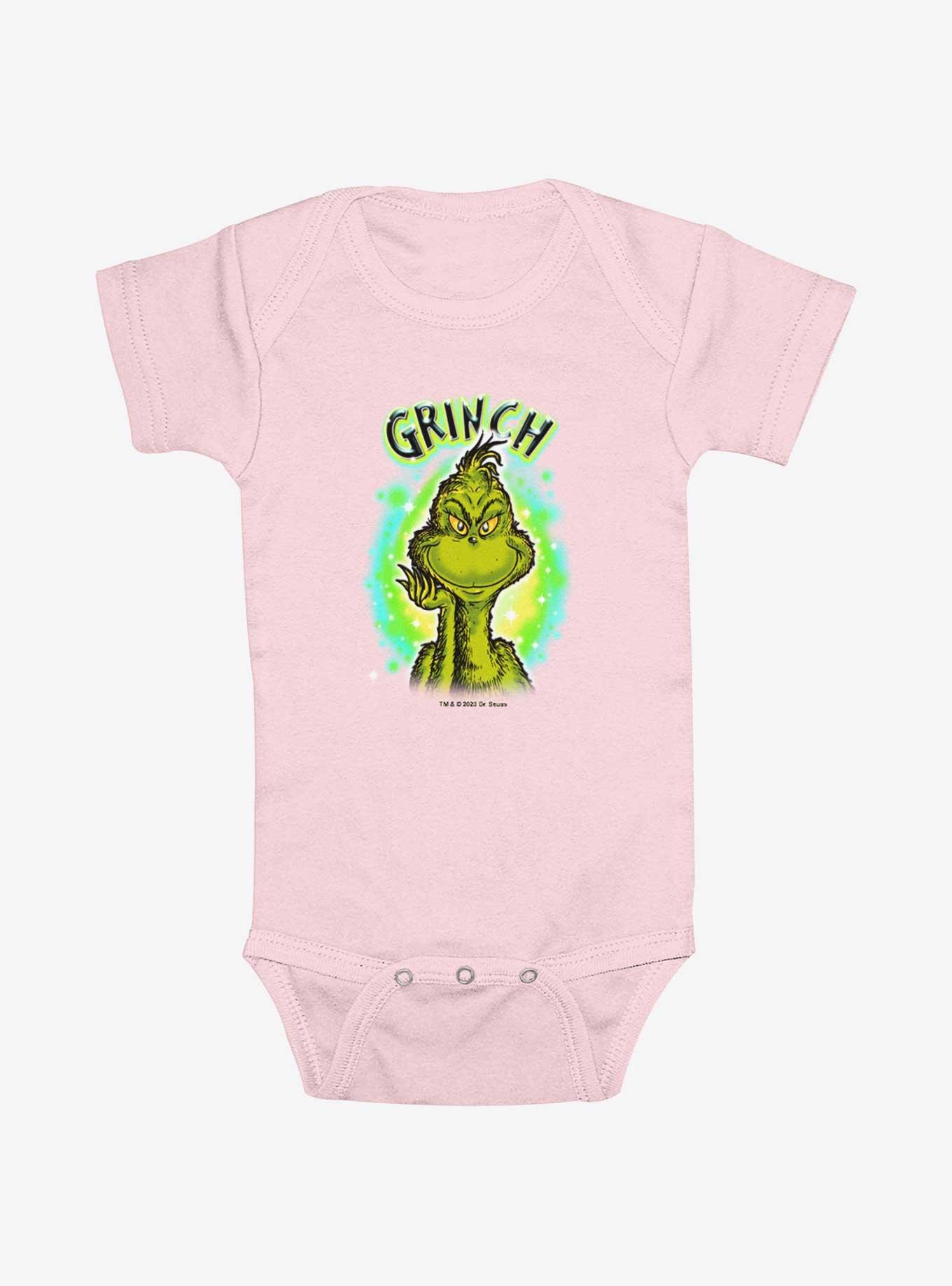 Dr. Seuss Brushy Grinch Front Infant Bodysuit, , hi-res
