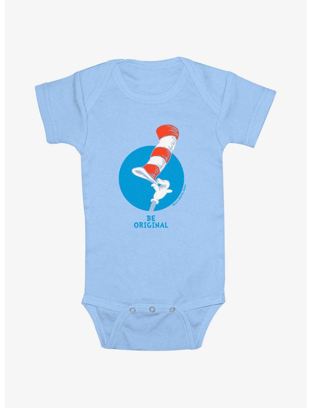 Dr. Seuss Tip The Hat Infant Bodysuit, LT BLUE, hi-res