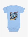 Dr Seuss Horton Painter Infant Bodysuit, LT BLUE, hi-res