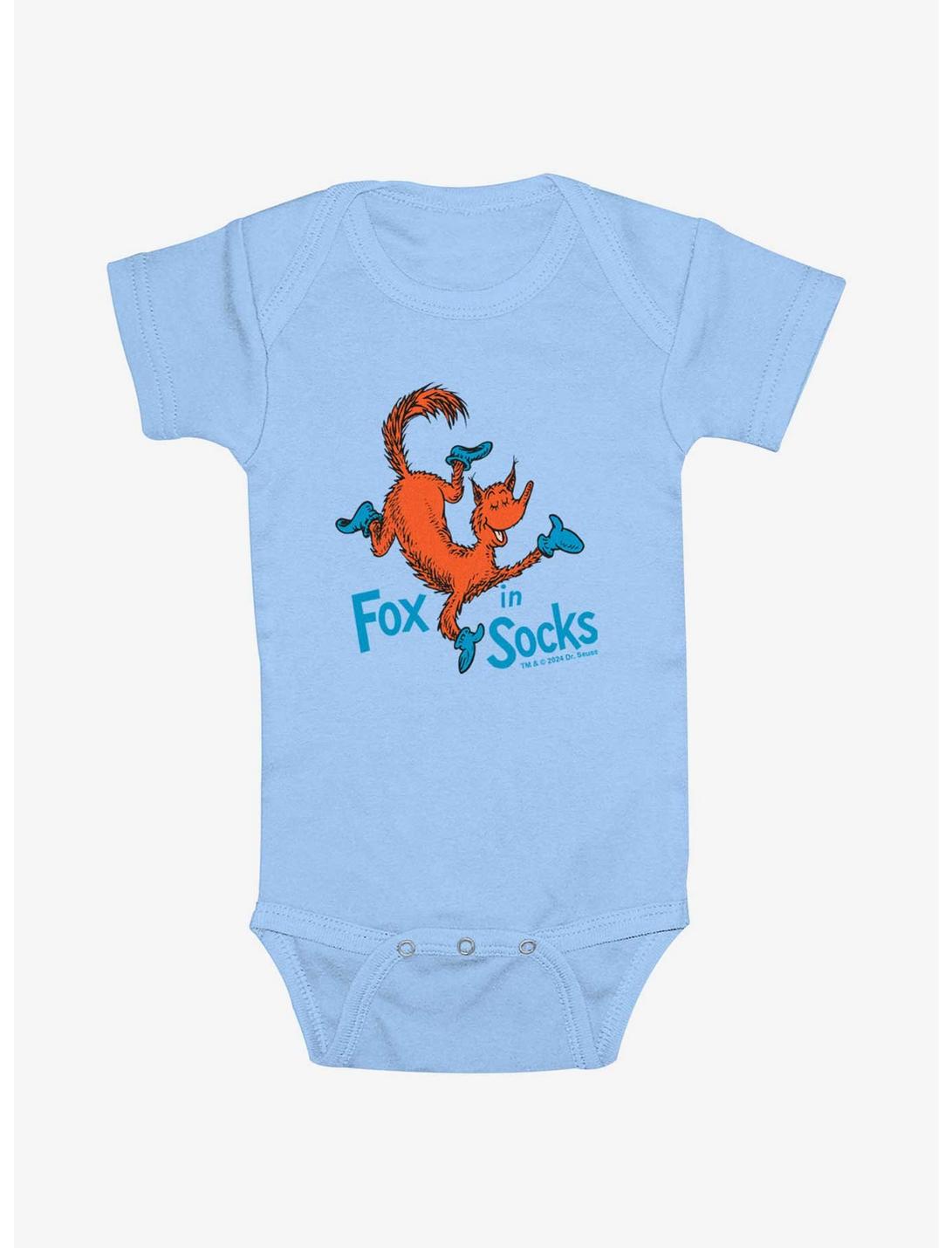 Dr. Seuss Fox In Socks Presents Infant Bodysuit, LT BLUE, hi-res