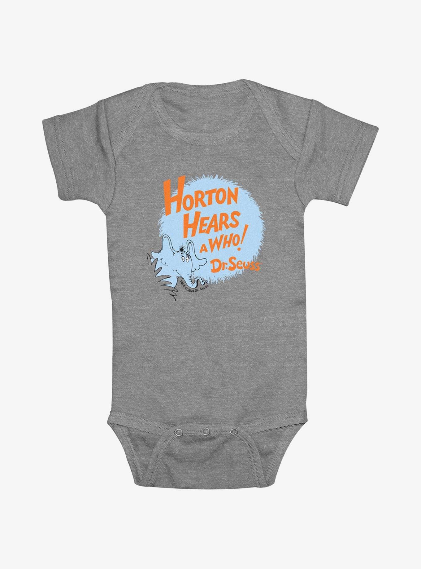 Dr. Seuss Horton Hears A Who Infant Bodysuit, ATH HTR, hi-res