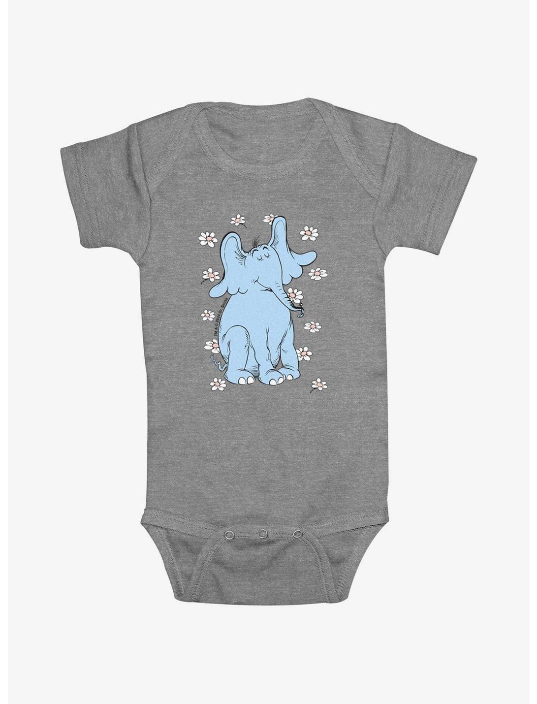Dr. Seuss Peaceful Horton Infant Bodysuit, ATH HTR, hi-res