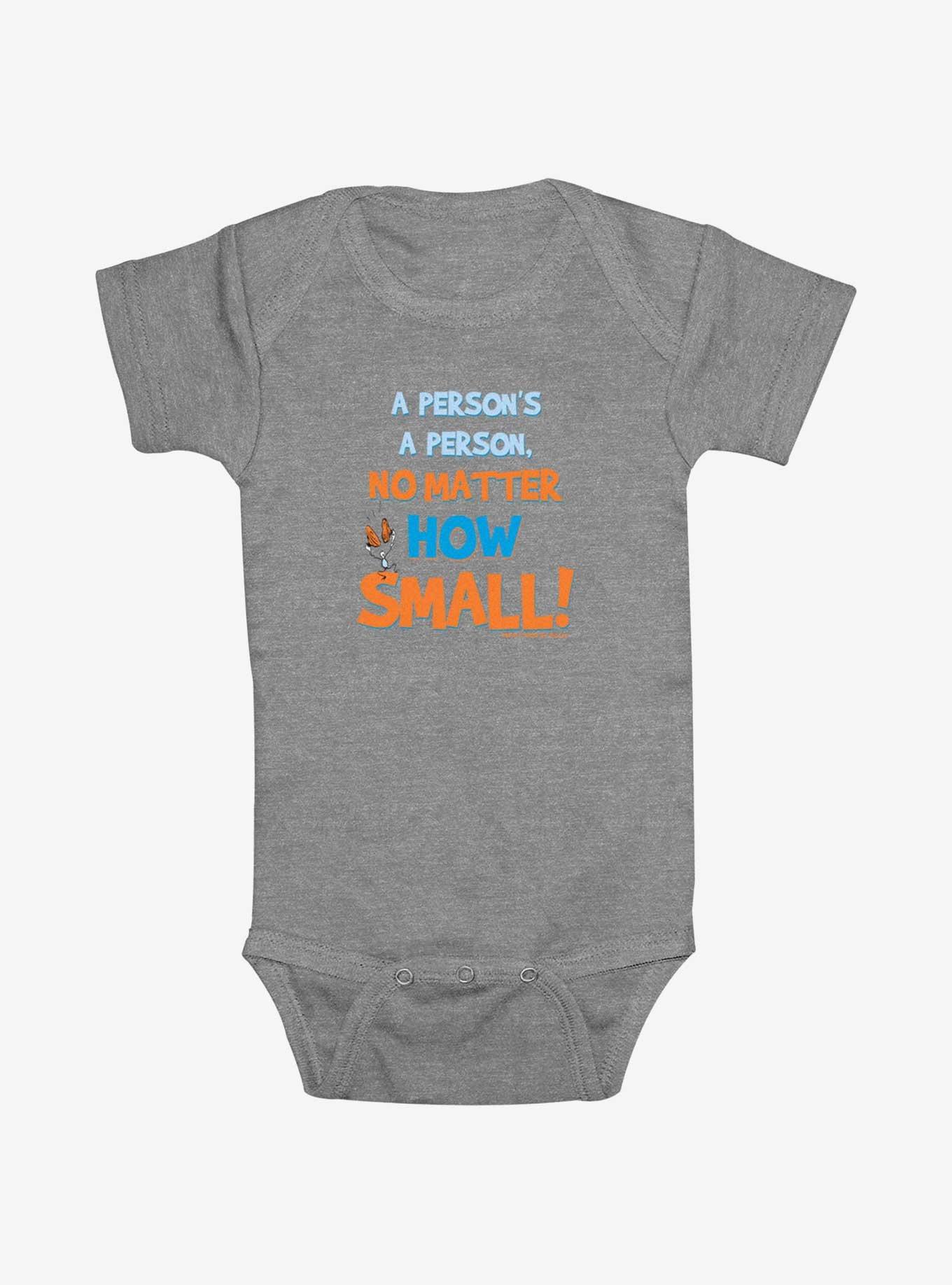 Dr. Seuss A Person No Matter How Small Infant Bodysuit