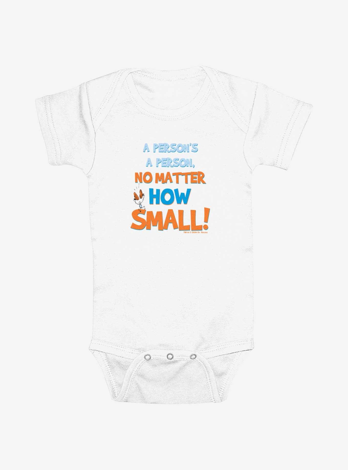 Dr. Seuss A Person No Matter How Small Infant Bodysuit