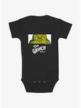 Dr. Seuss Grinch Eyes Infant Bodysuit, BLACK, hi-res