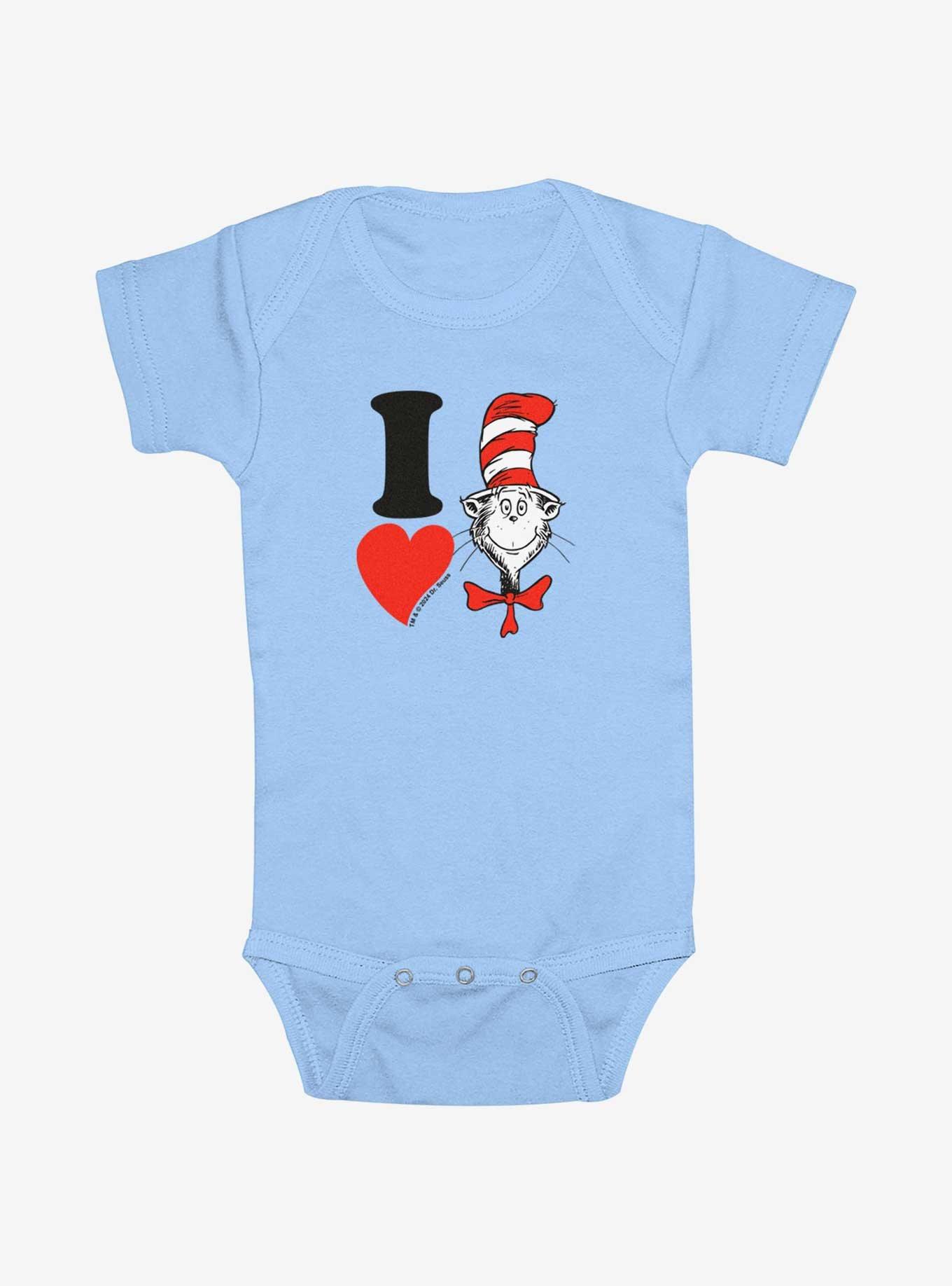 Dr. Seuss I Heart Hat Cat Infant Bodysuit, , hi-res