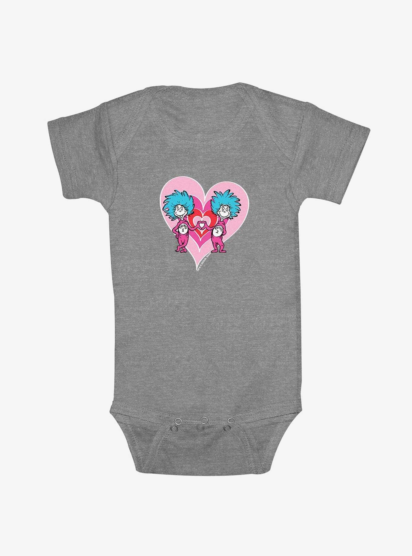 Dr. Seuss Valentine 1 Valentine 2 Infant Bodysuit, , hi-res