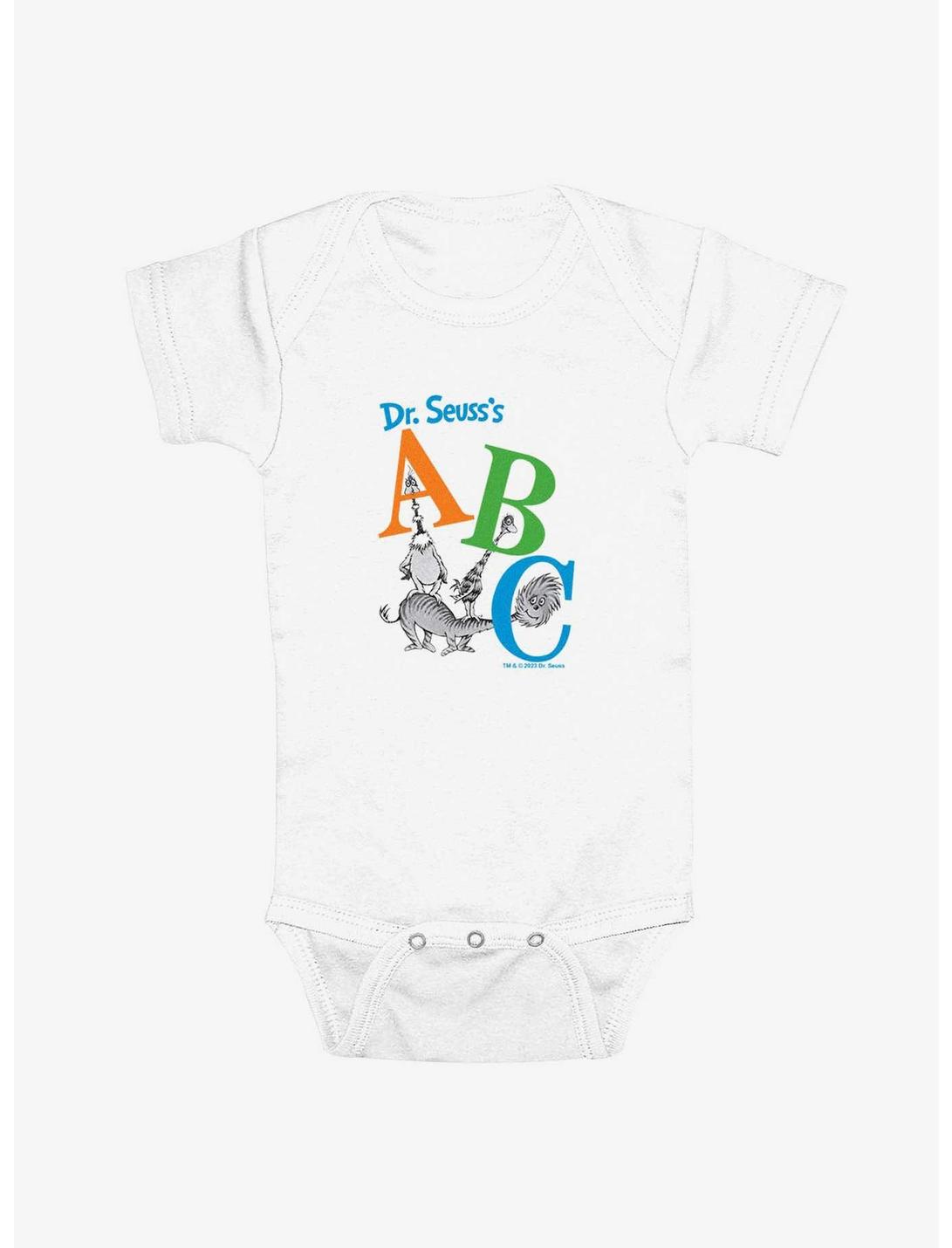 Dr. Seuss Abcs Infant Bodysuit, WHITE, hi-res