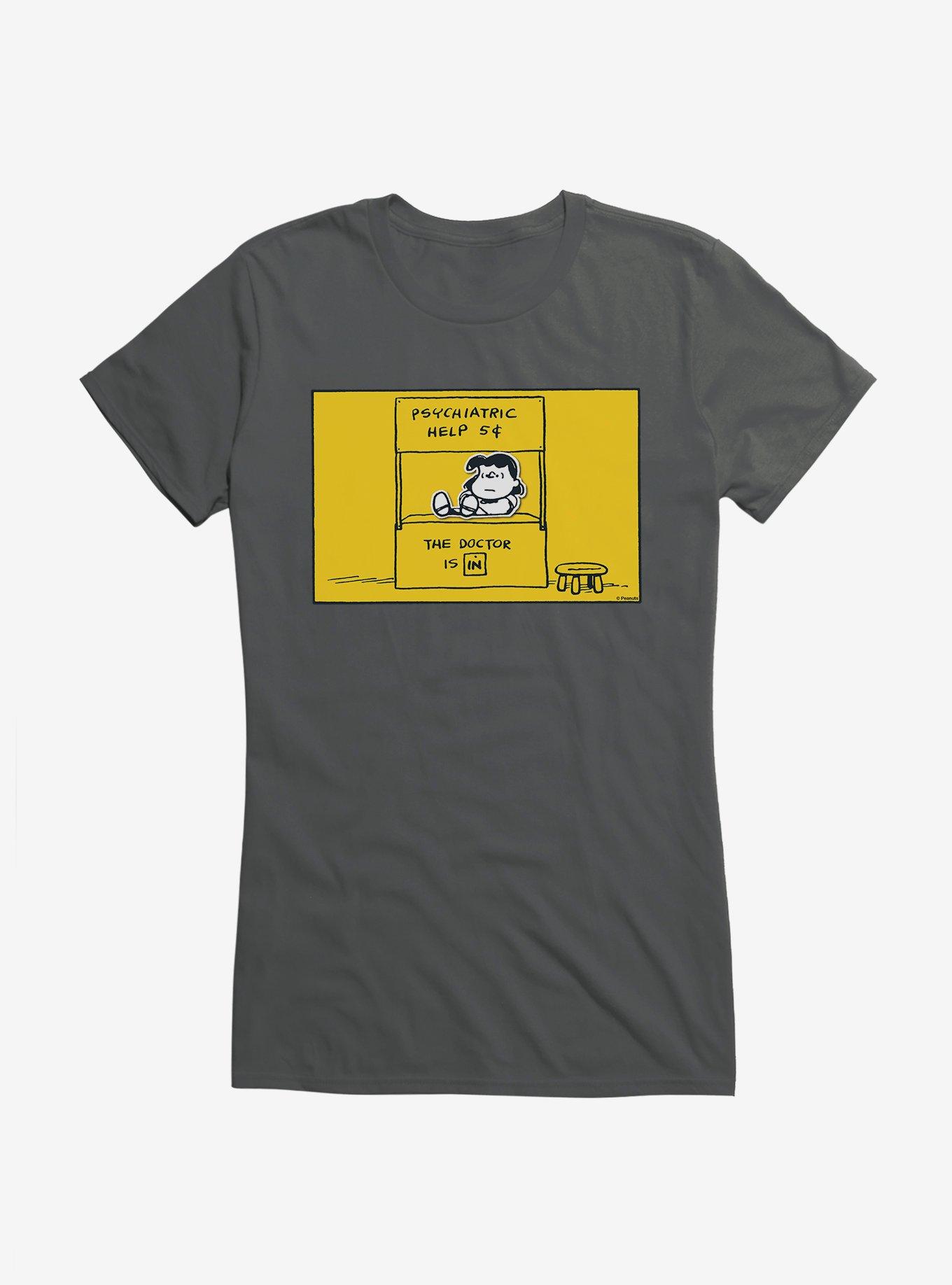 Peanuts Lucy Doctor Is In Girls T-Shirt