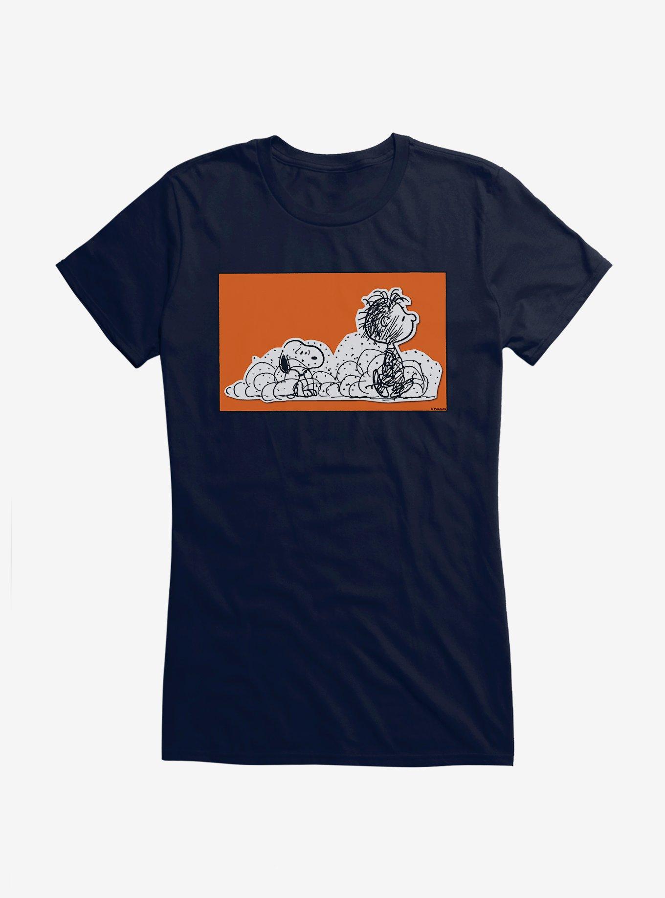 Peanuts Pig-Pen & Snoopy Girls T-Shirt, NAVY, hi-res