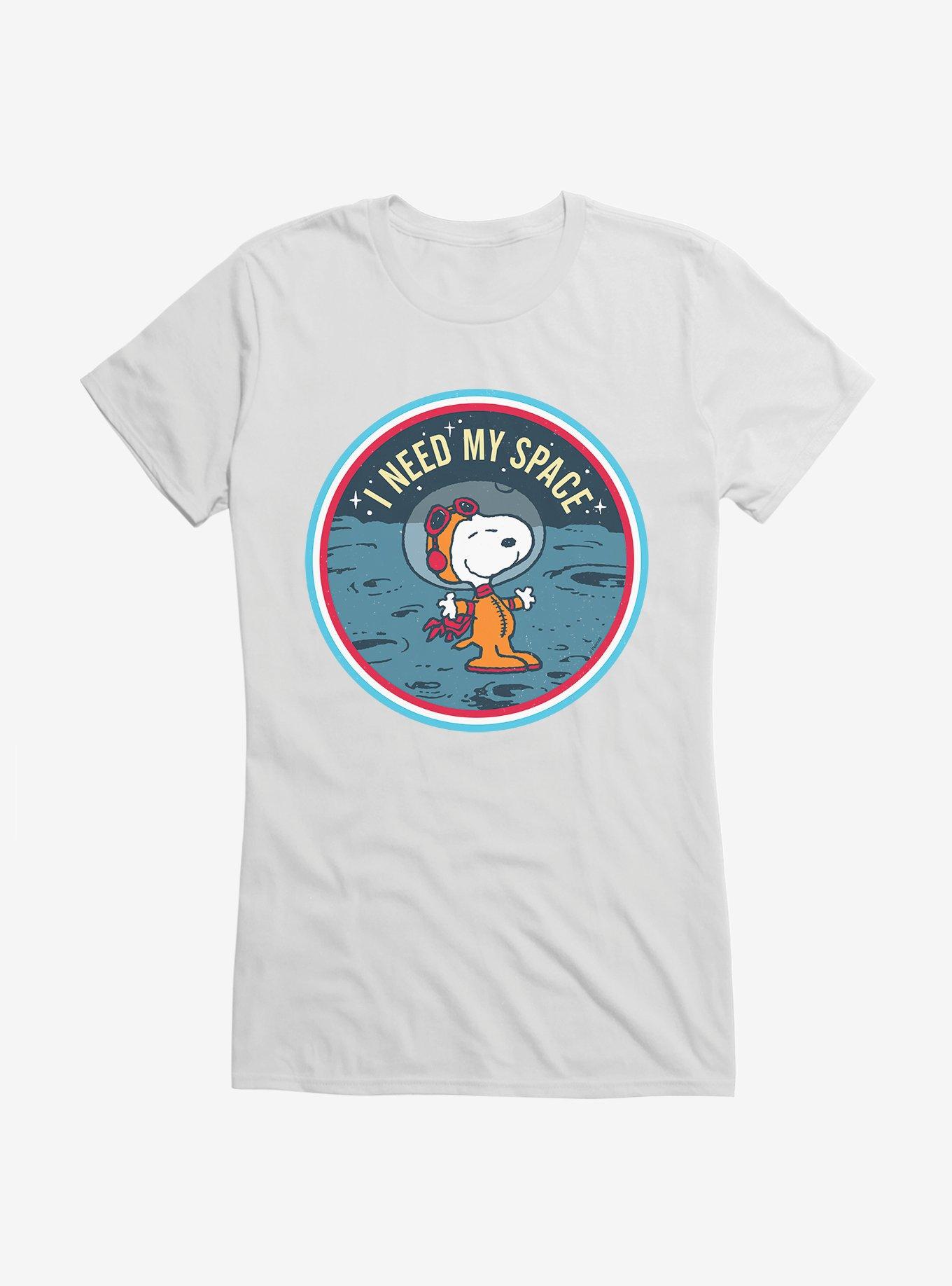 Peanuts I Need My Space Snoopy Girls T-Shirt