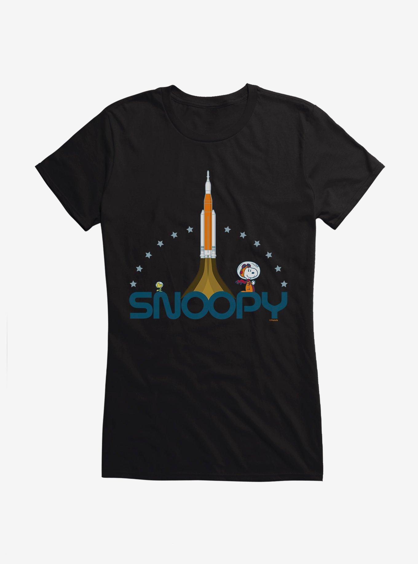 Peanuts Snoopy Space Rocket Girls T-Shirt, , hi-res