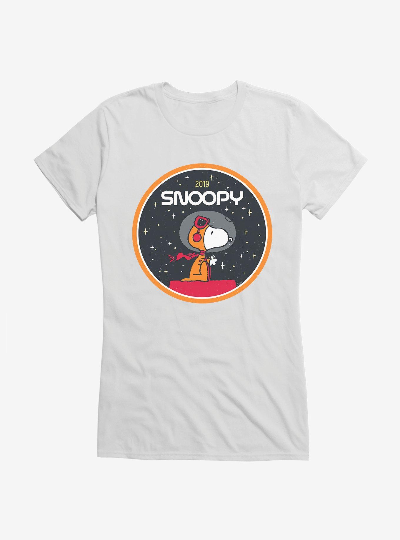 Peanuts Snoopy Astronaut Girls T-Shirt, WHITE, hi-res