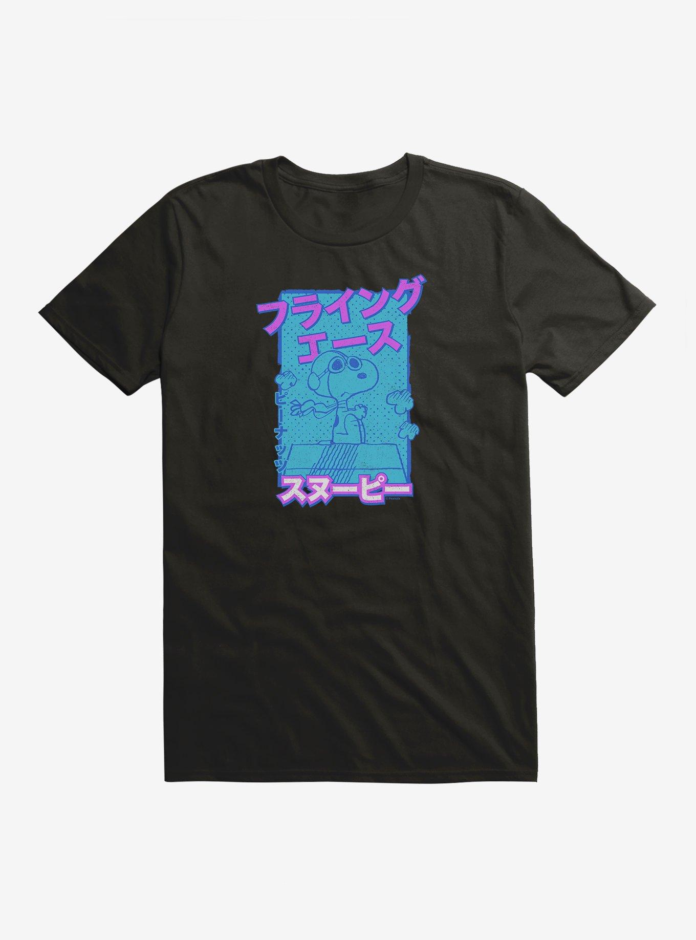 Peanuts Kanji Pilot Snoopy T-Shirt
