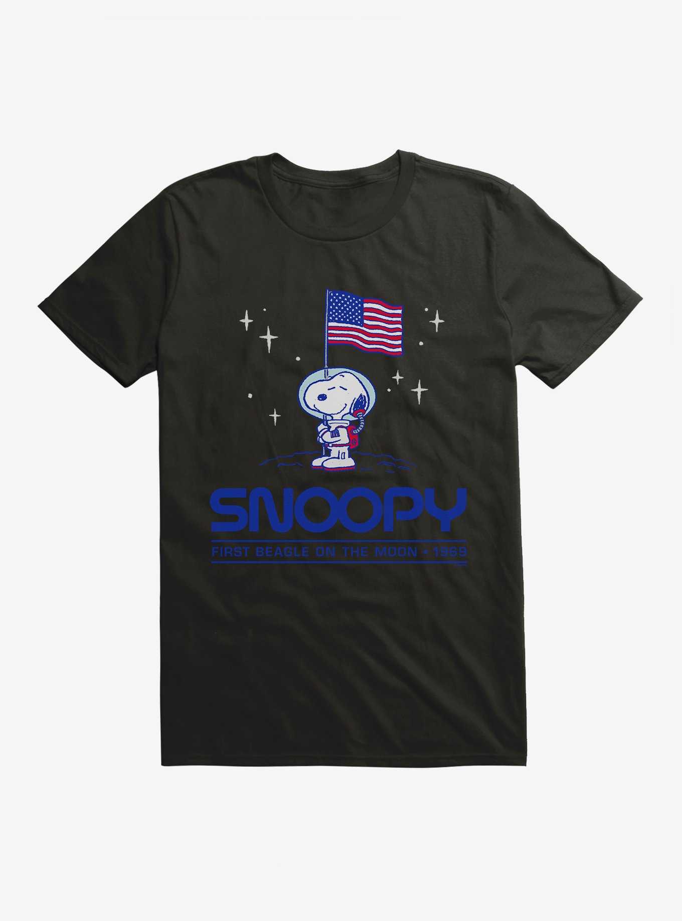 Peanuts Snoopy On The Moon T-Shirt, , hi-res
