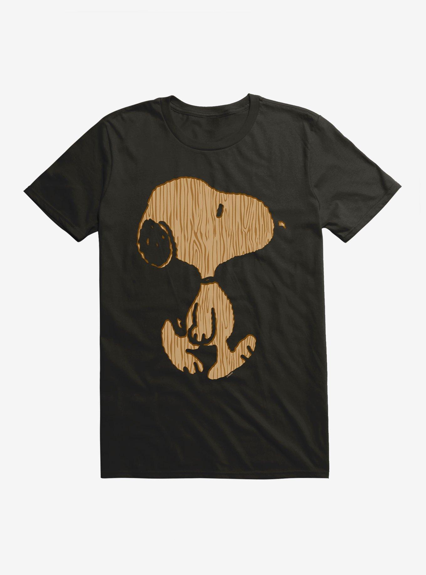 Peanuts Snoopy Stencil T-Shirt, BLACK, hi-res