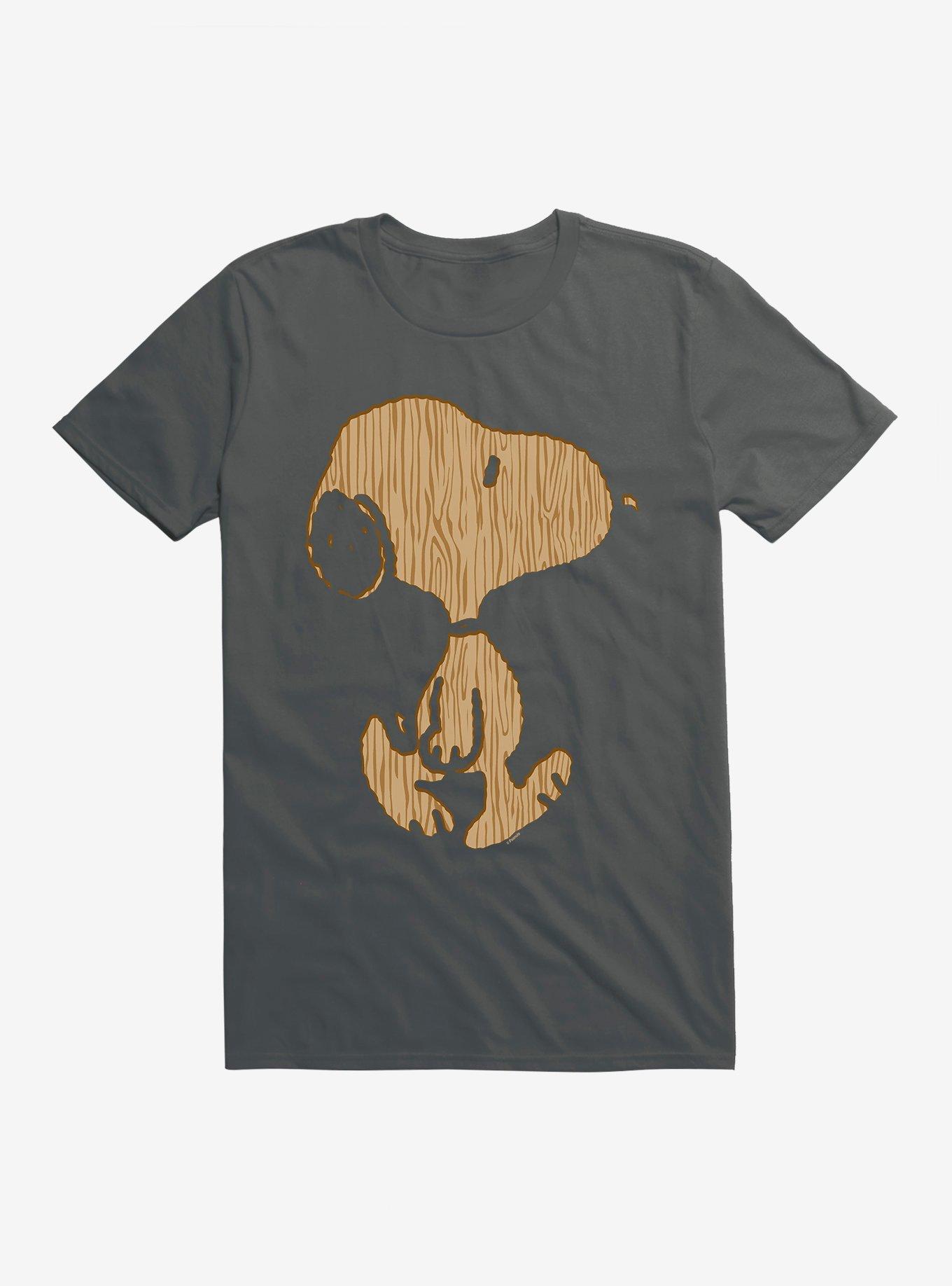 Peanuts Snoopy Stencil T-Shirt, CHARCOAL, hi-res