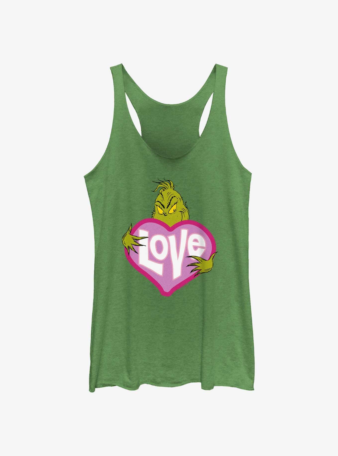 Dr. Seuss Love The Grinch Girls Tank, ENVY, hi-res